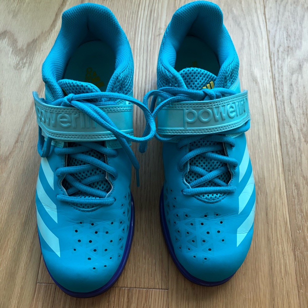 Women Adidas powerlift weightlifting shoes